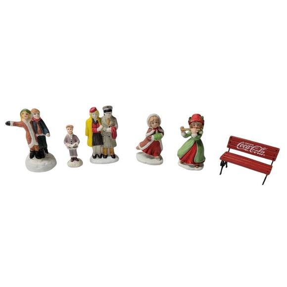 Coca-Cola Other - Vintage Coca-Cola Miniature Christmas Figurines – Collectible Coke Memorabilia